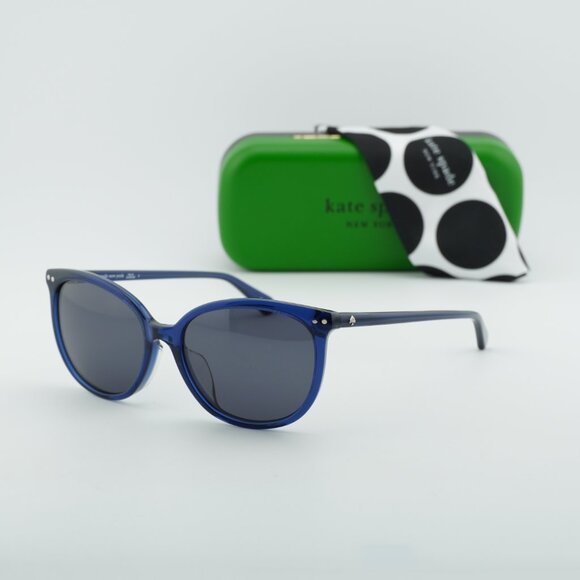 Kate Spade ALINA/F/S 0PJP IR Cat Eye Sunglasses - Blue/Grey main image 8